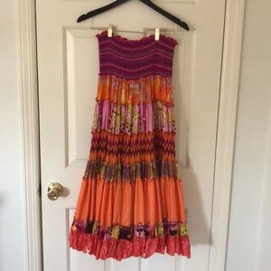 Amazing Bandeau Fiesta Dress